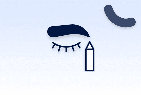 BROW TINT WITH BLEACHING